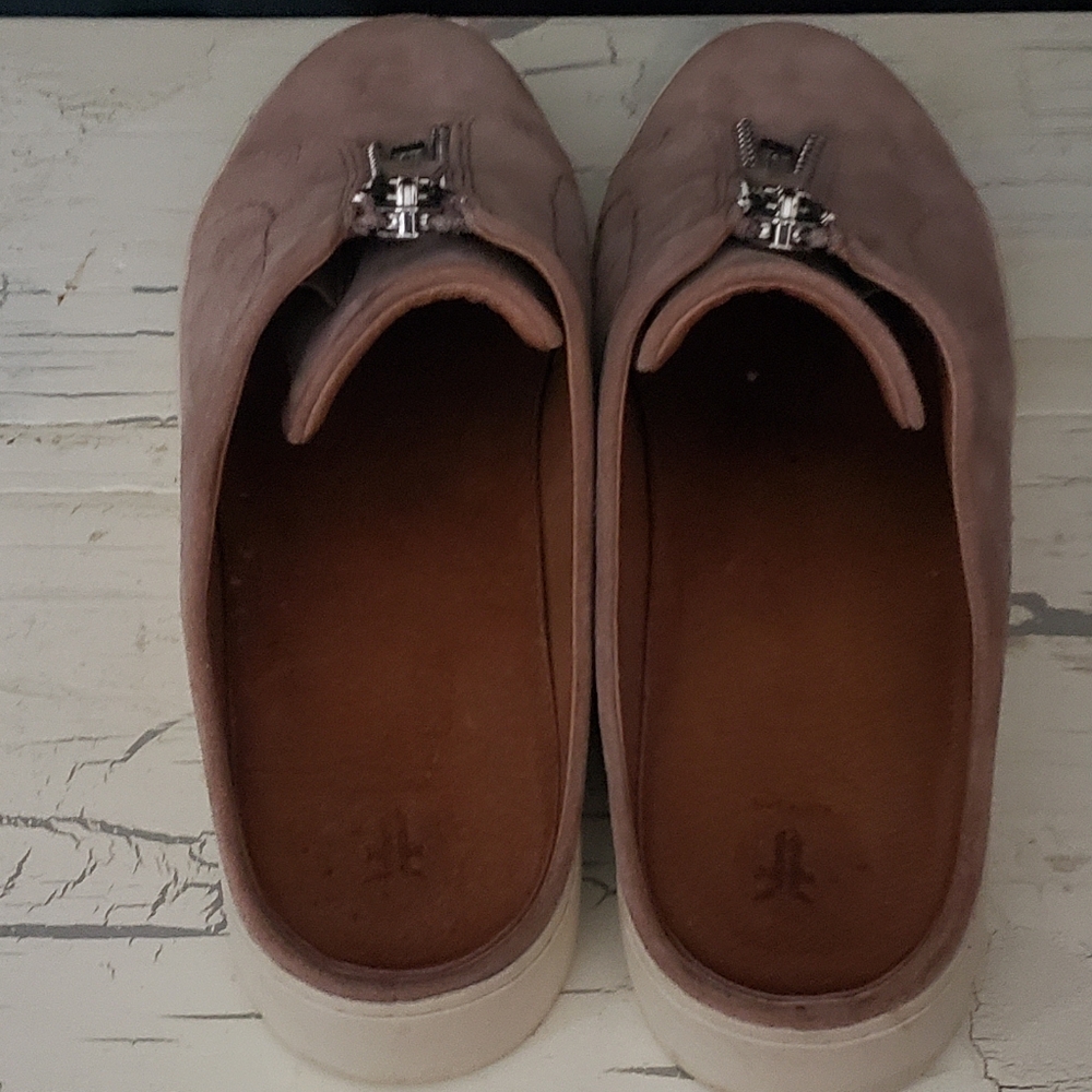 Frye 'Lena' Zip Mule Sneaker in Dusty Rose - Women's size 9 M - Picture 11 of 11